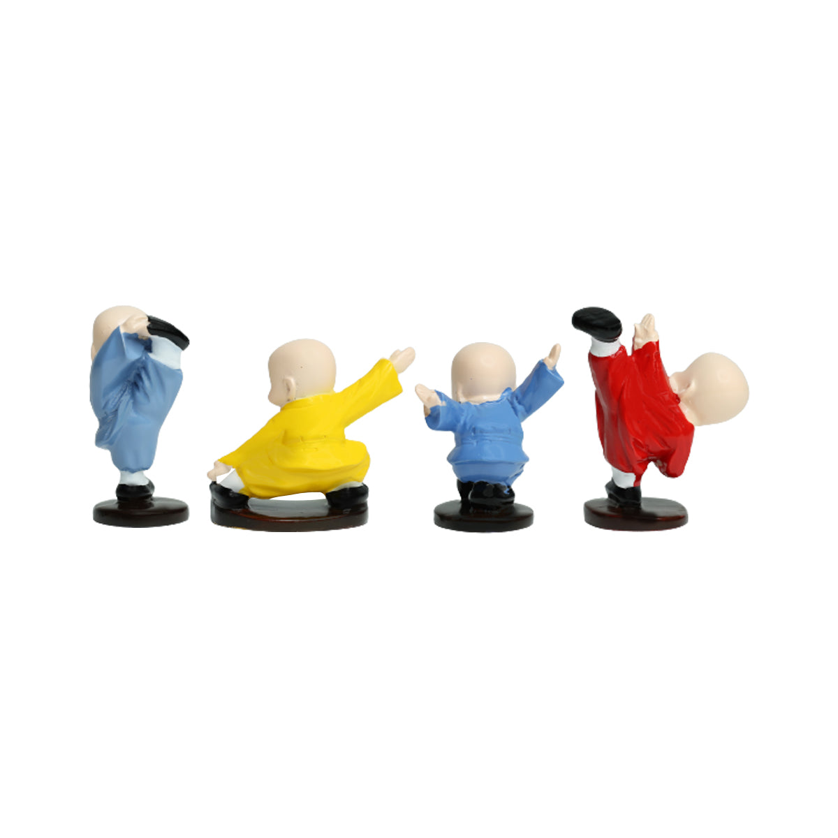 Wonderland ( Set of 4 ) Kung fu monks| monk statue| home décor| gift articles | gift item