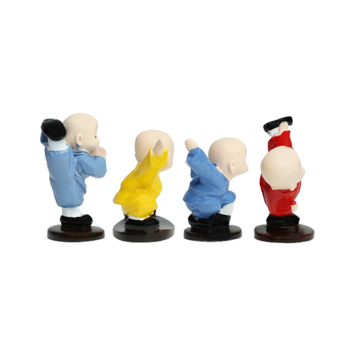 Wonderland ( Set of 4 ) Kung fu monks| monk statue| home décor| gift articles | gift item