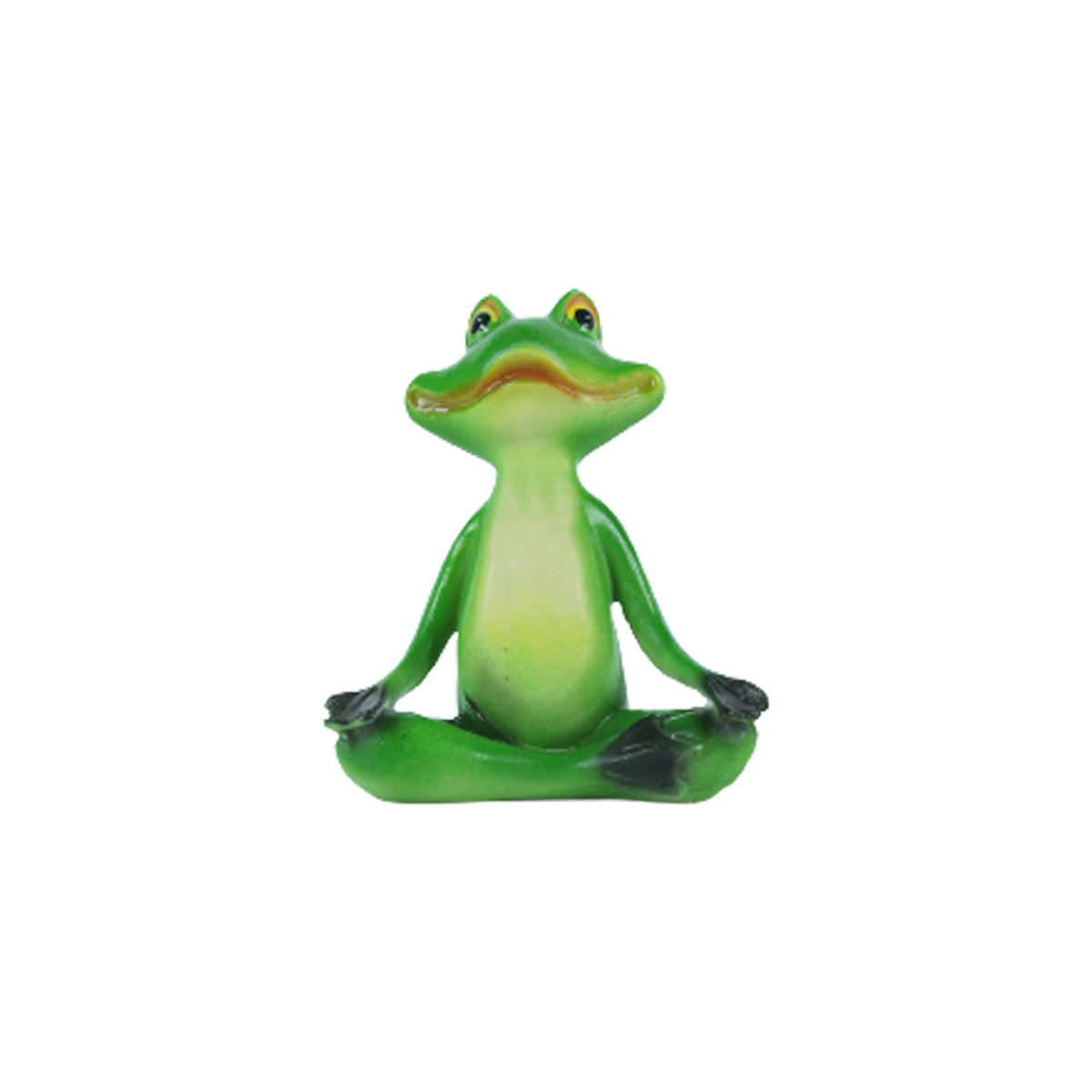 Our Green Window 5.8 Inches Yoga Frogs Sitting For Home and Garden Decoration
