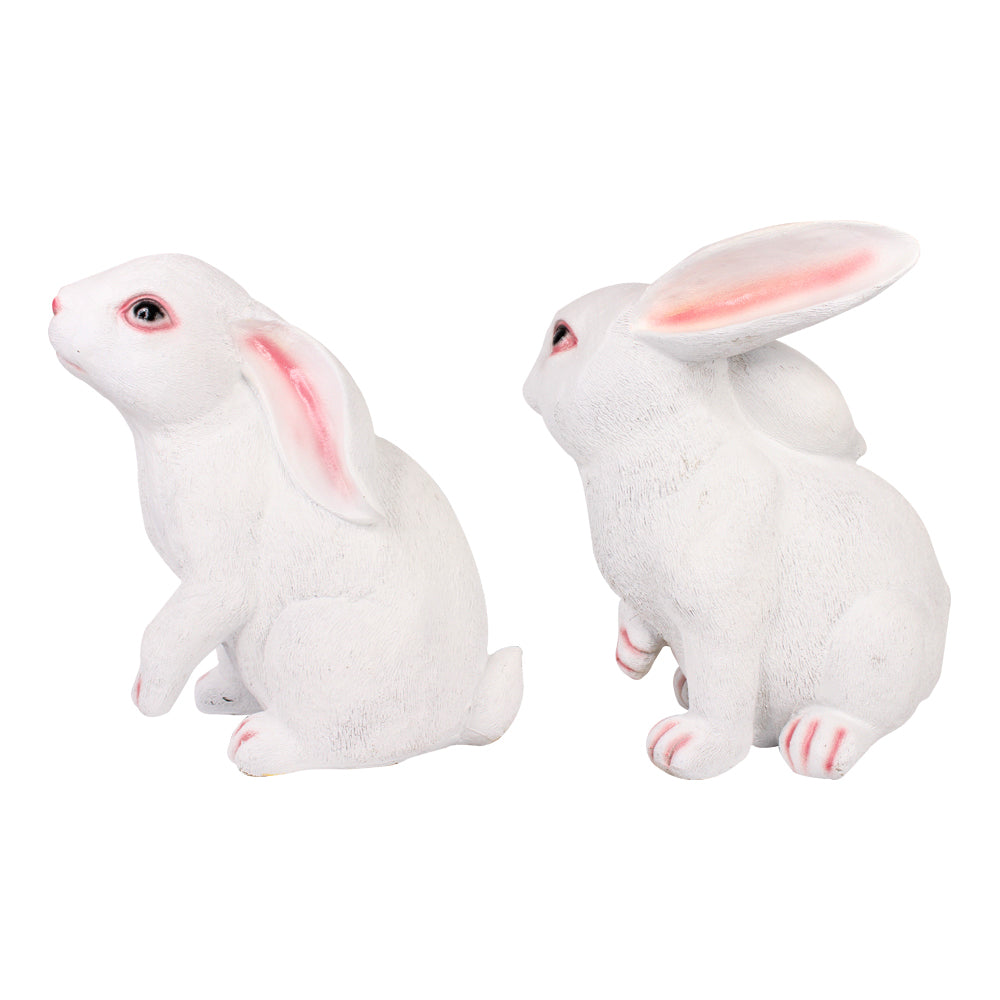 (Set of 2) Very Big Rabbits Statue for Garden Decoration