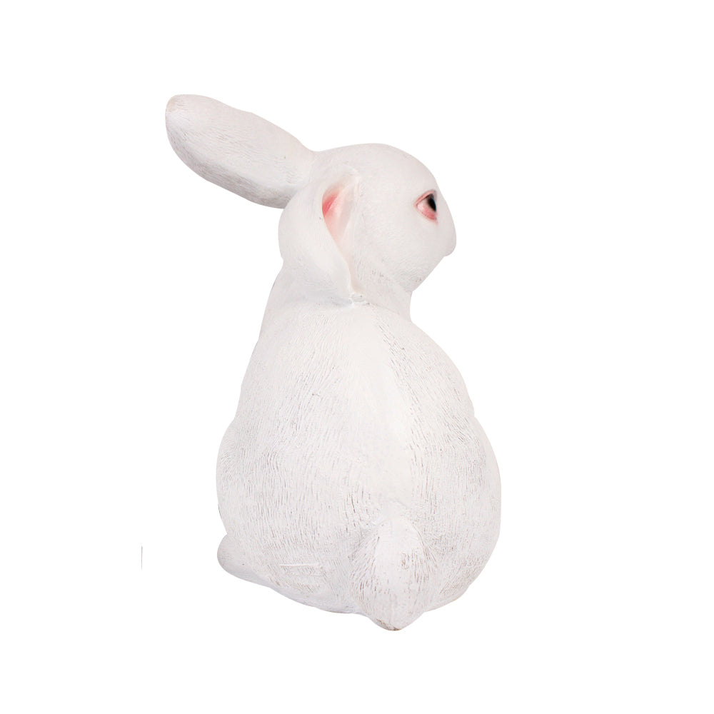 Ear Up Big Rabbit Statue for Balcony and Garden Decoration