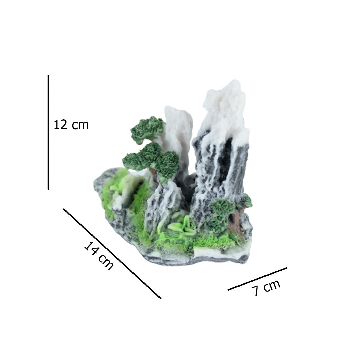 Miniature Toys : (Set of 2) Snow Mountain for Fairy Garden Accessories