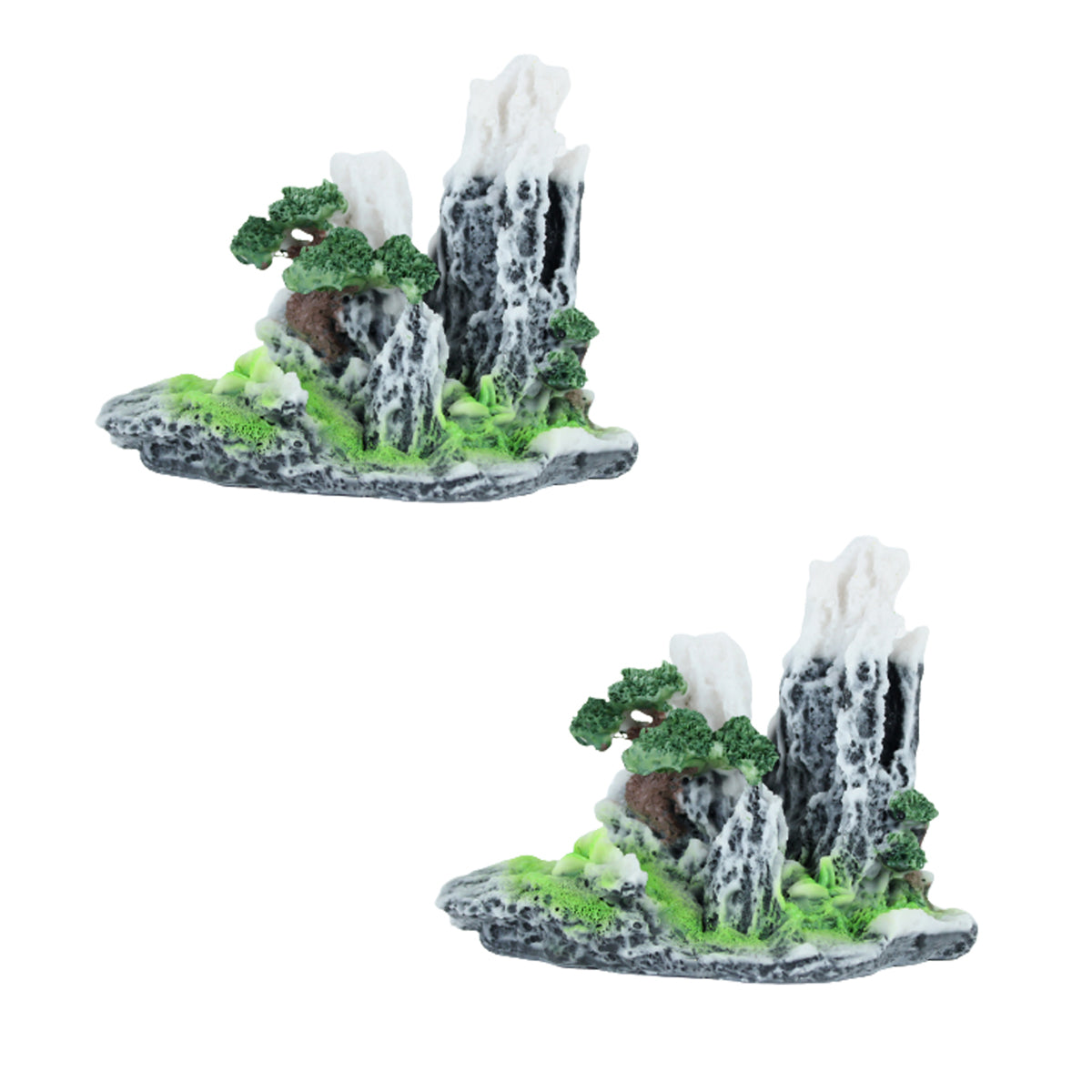 Miniature Toys : (Set of 2) Snow Mountain for Fairy Garden Accessories