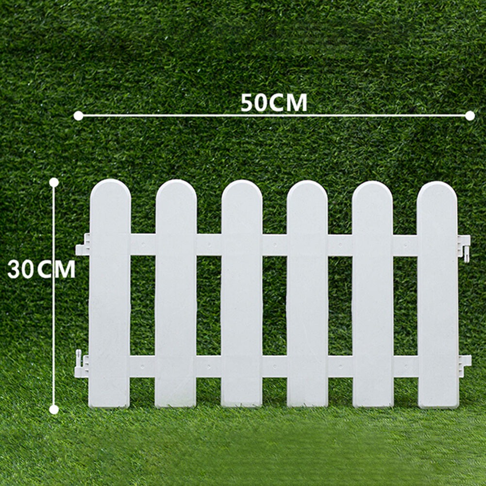 Pack of 5 : PP Picket self Standing Fence for Indoor/Outdoor Garden