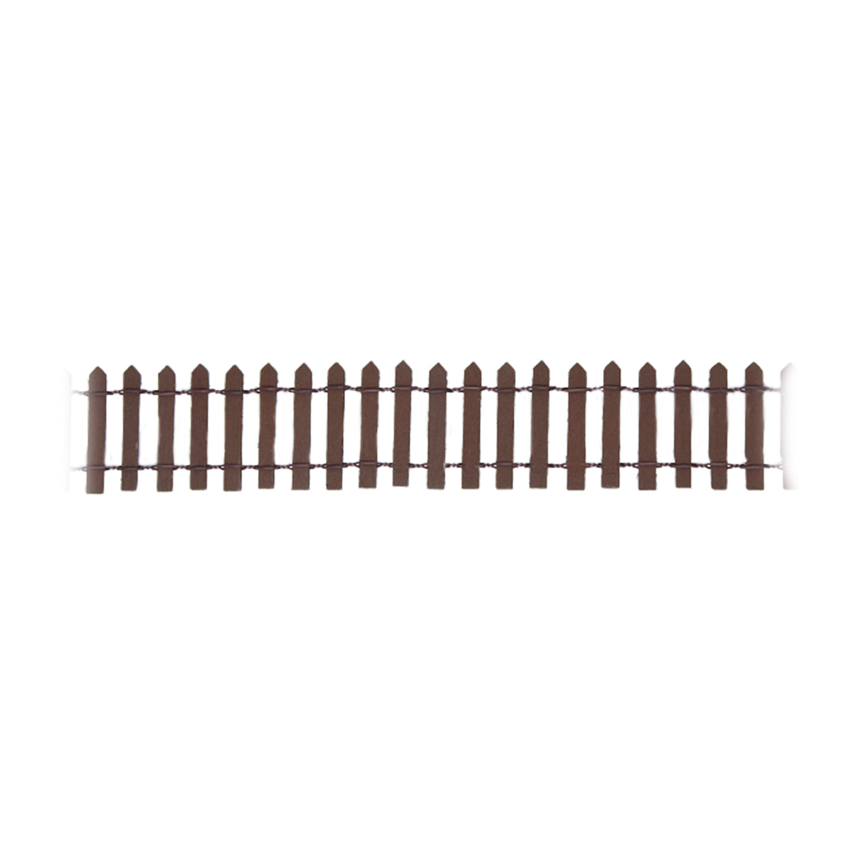 Wonderland Set of 2 Miniature toys Long Fence (Brown)