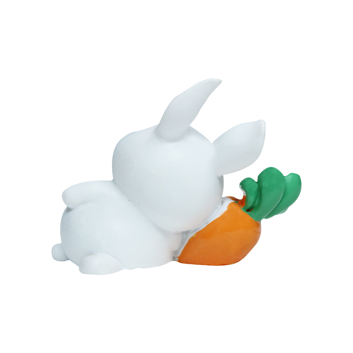 Miniature Toys - Set of 2 Sleeping Rabbit with carrot ( Fairy garden accessories)