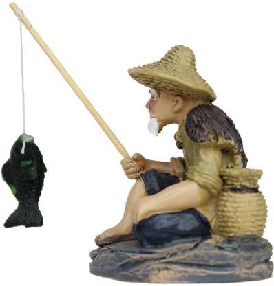 Miniature Toys : Fisherman for Fairy Garden Accessories