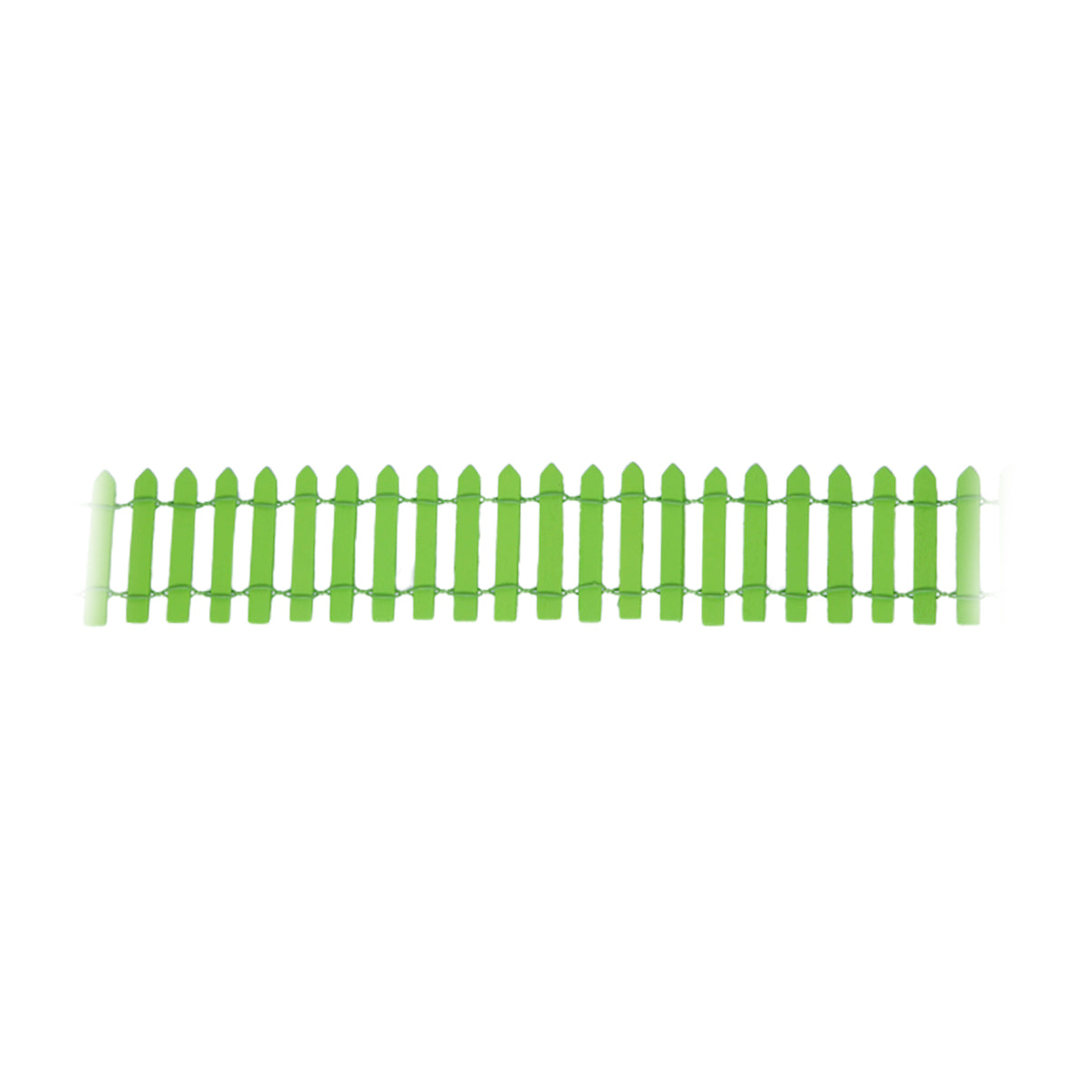 Wonderland Set of 2 Miniature Toys Long Fence (Green)