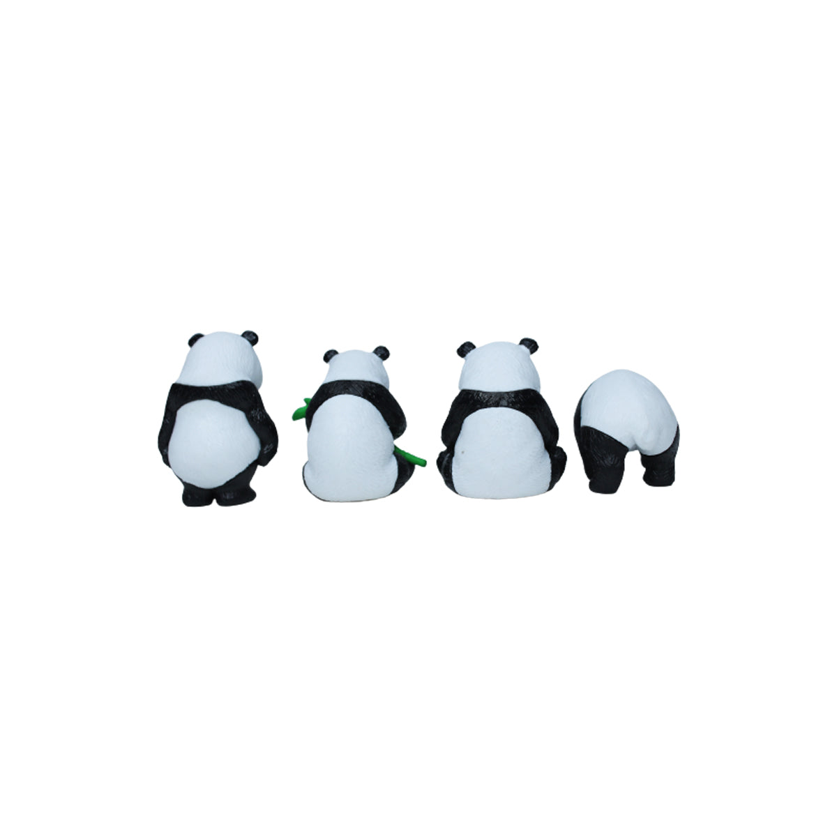 Miniature Toys : (Set of 4) Pandas for Fairy Garden Accessories