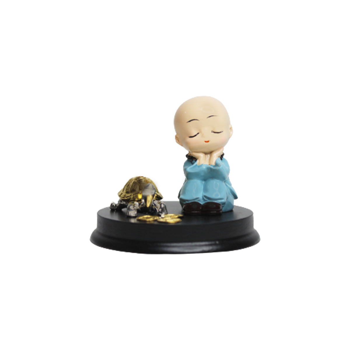 Wonderland Relaxing monk with incense stick stand