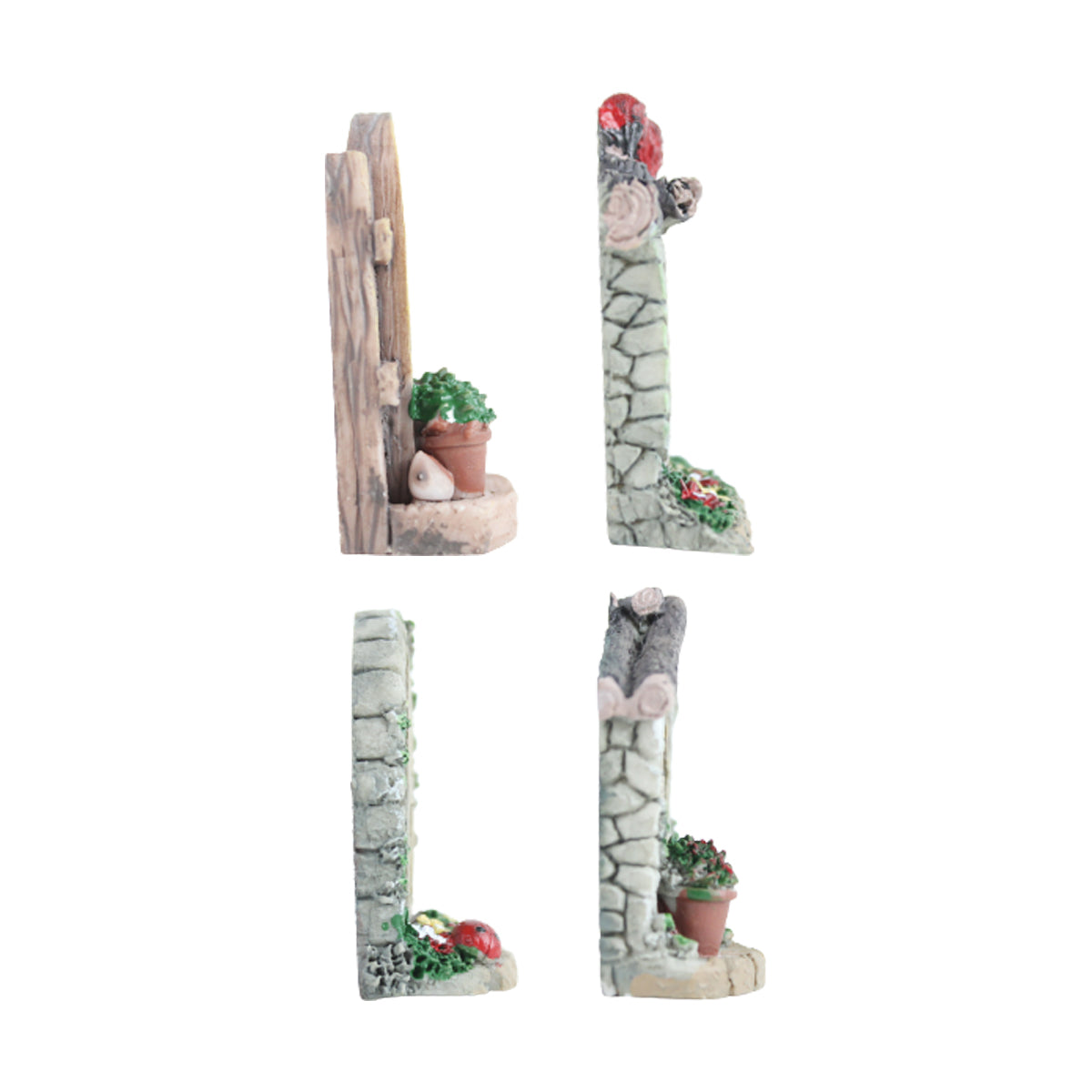 Miniature Toys : (Set of 4) Windows for Fairy Garden Accessories