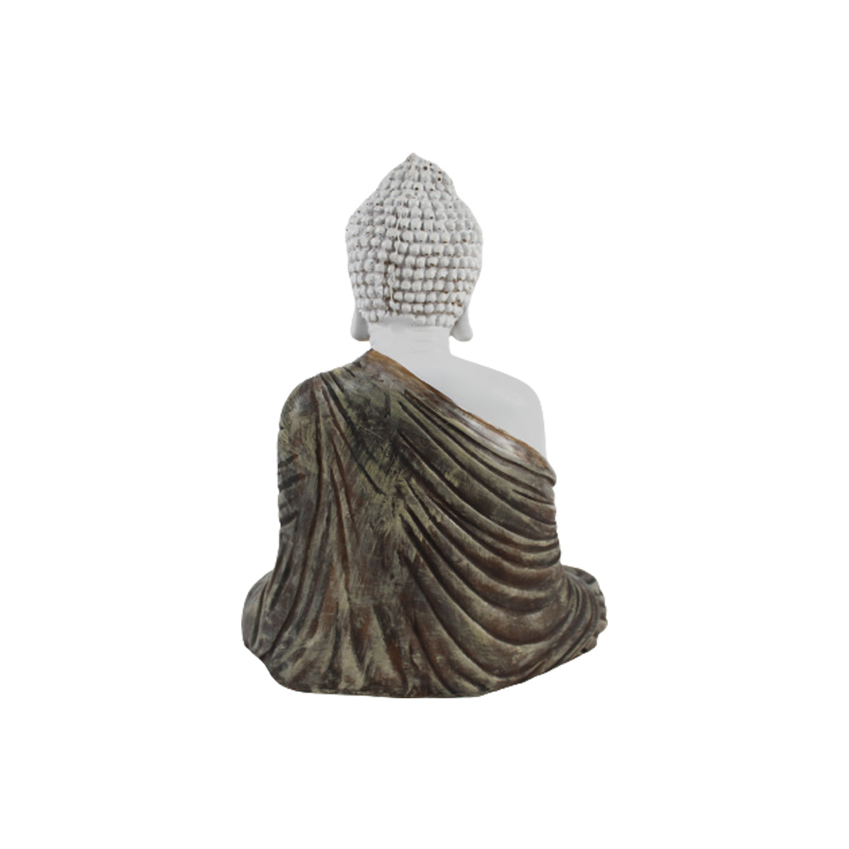 Wonderland Resin 14'' Light Metallic Buddha (Samadhi)