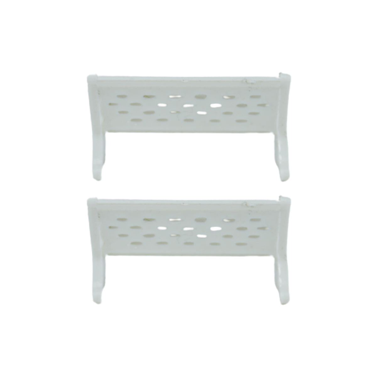 Miniature Toys : (Set of 10) White Bench