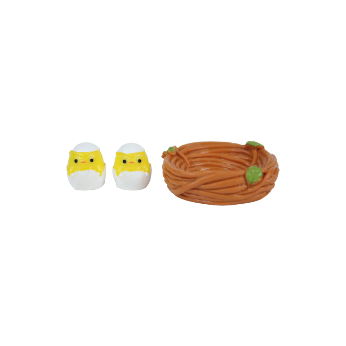 Miniature Toys : (set of 2) Chick & Nest