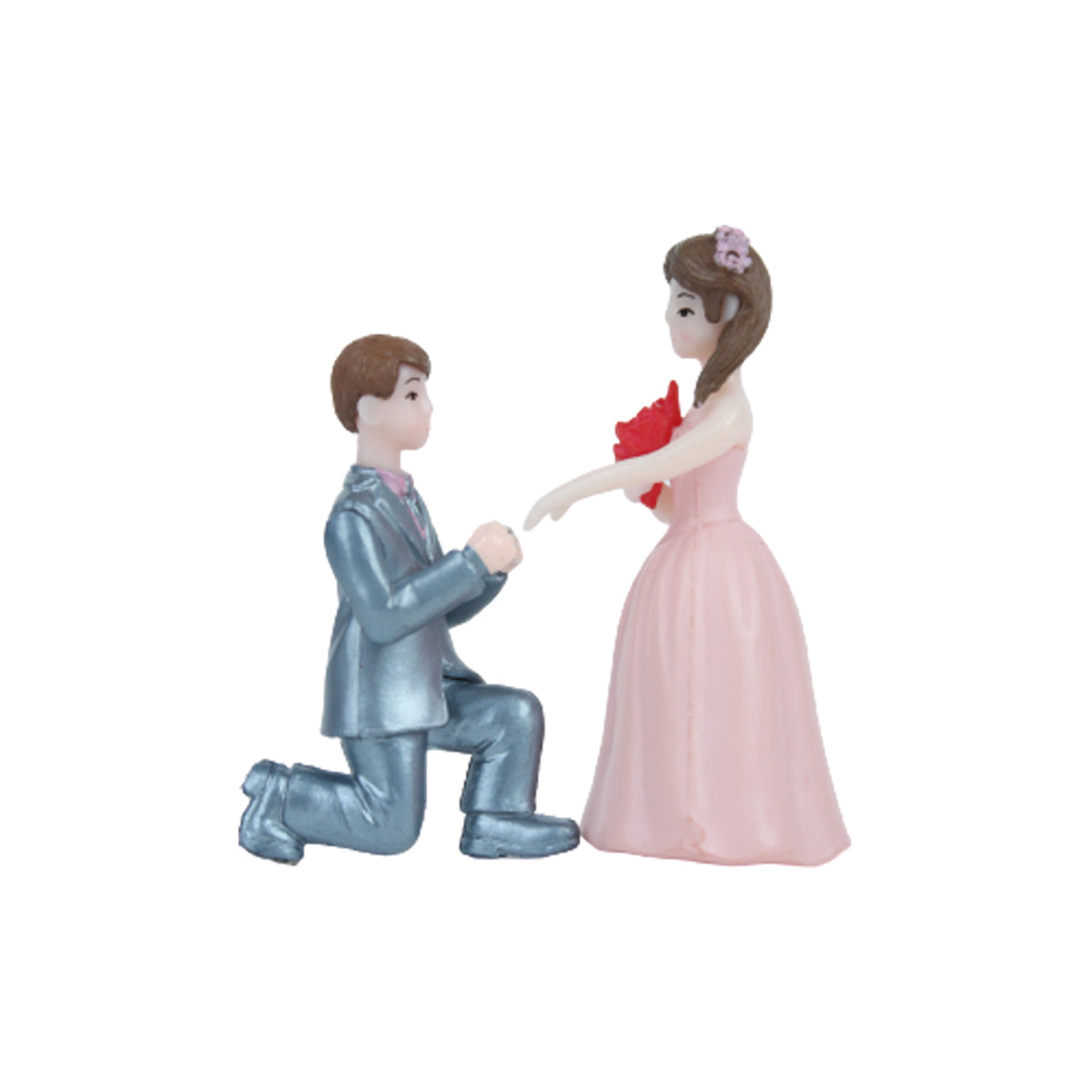 Miniature Toys : (2 Pc/Set) Boy Proposing a Girl Couple