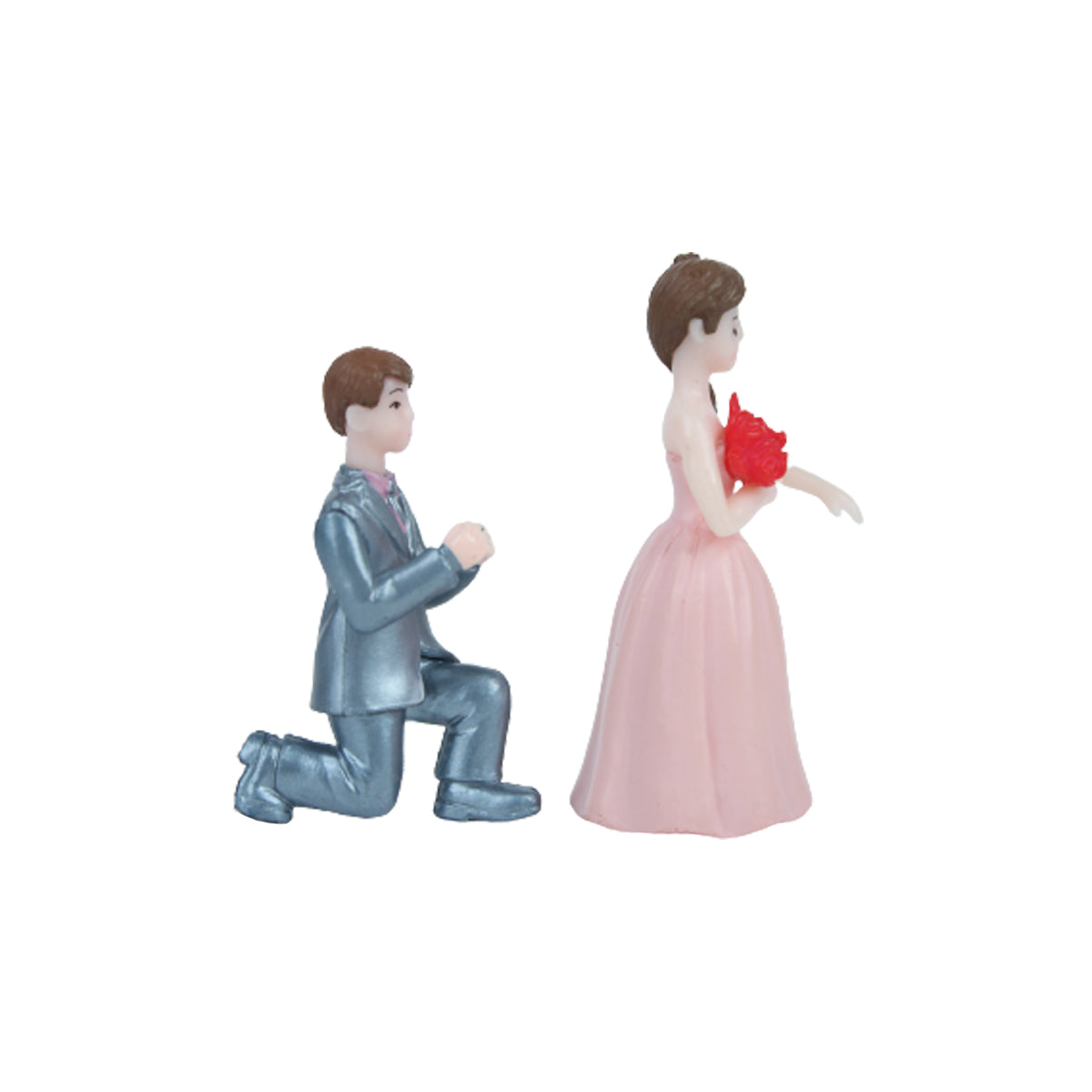 Miniature Toys : (2 Pc/Set) Boy Proposing a Girl Couple