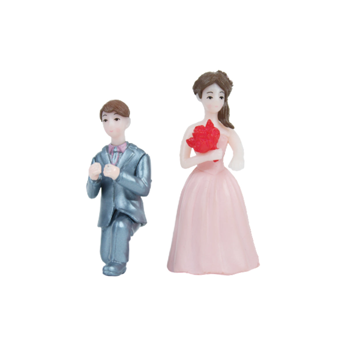 Miniature Toys : (2 Pc/Set) Boy Proposing a Girl Couple