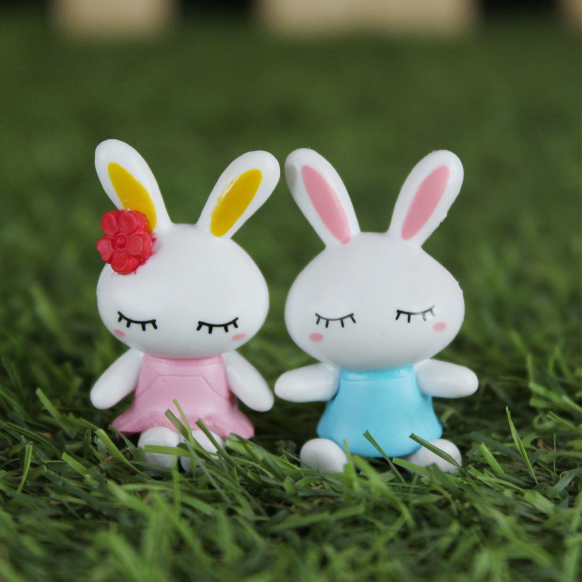 Miniature Toys :  (Set of 2) Bunny Kids