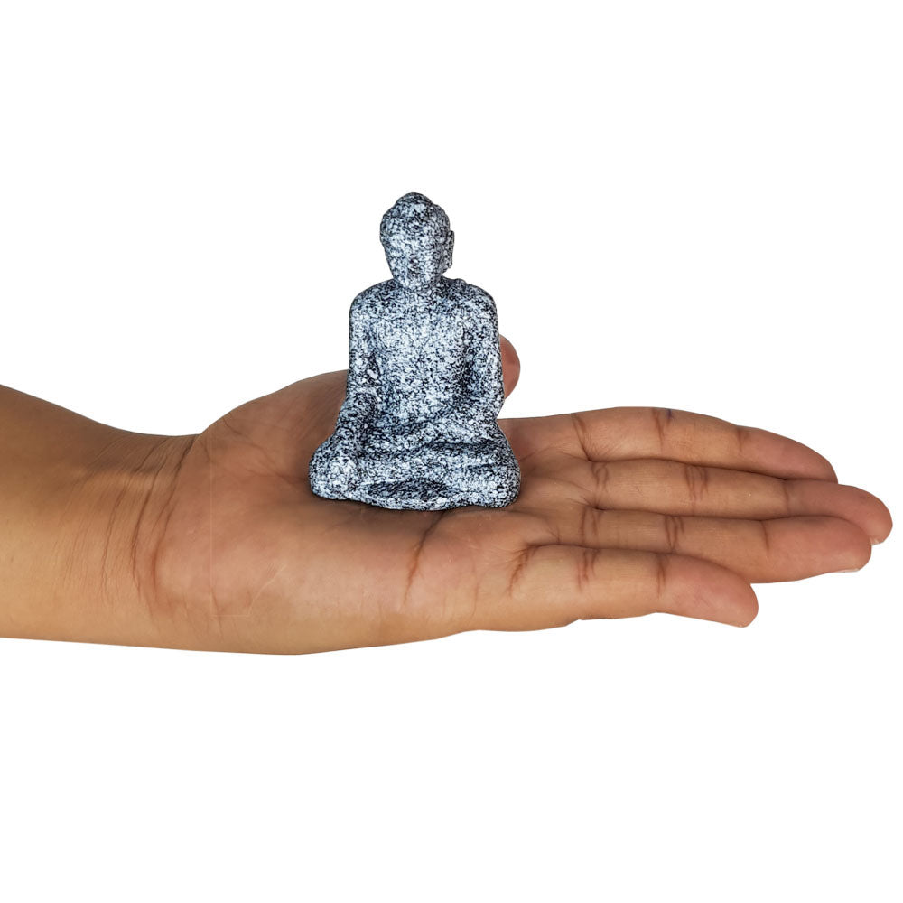 Miniature Toys : (2 Pc/Set ) Stone Buddha