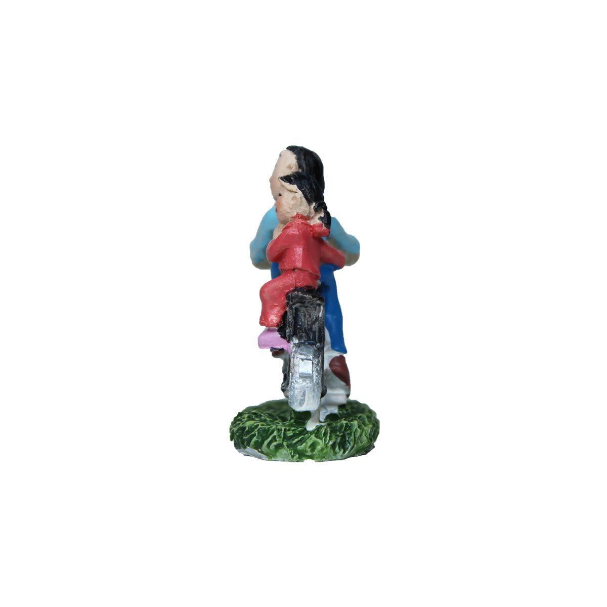 Miniature Toys : (Set of 2) Family on Bike