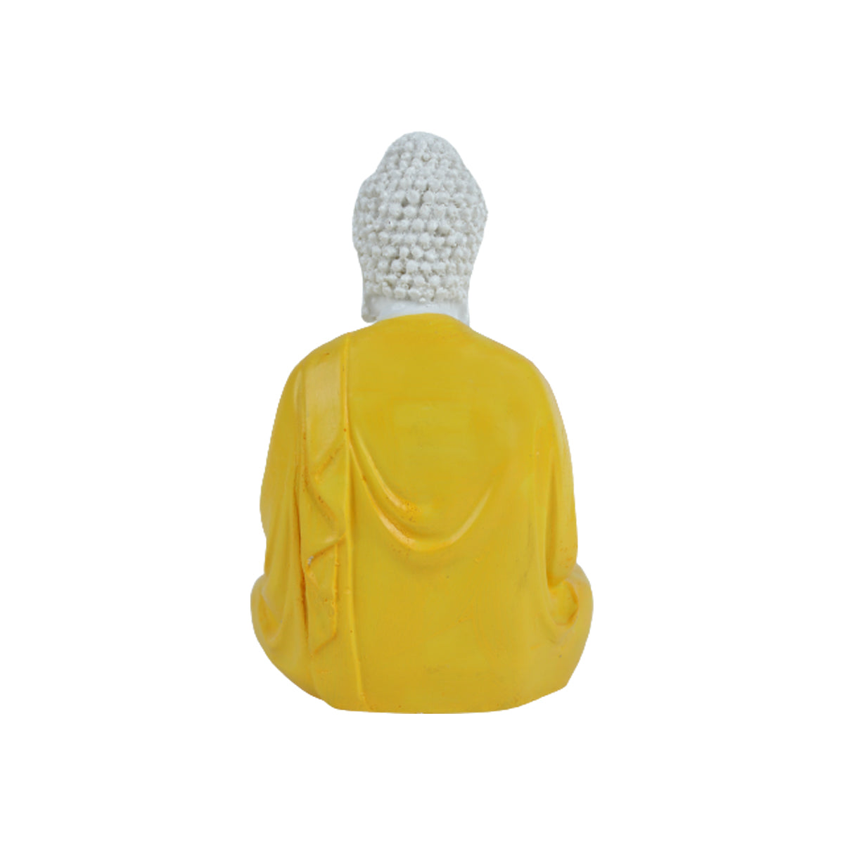 Our Green Window (5 inch) Small Buddha Statue (Yellow)