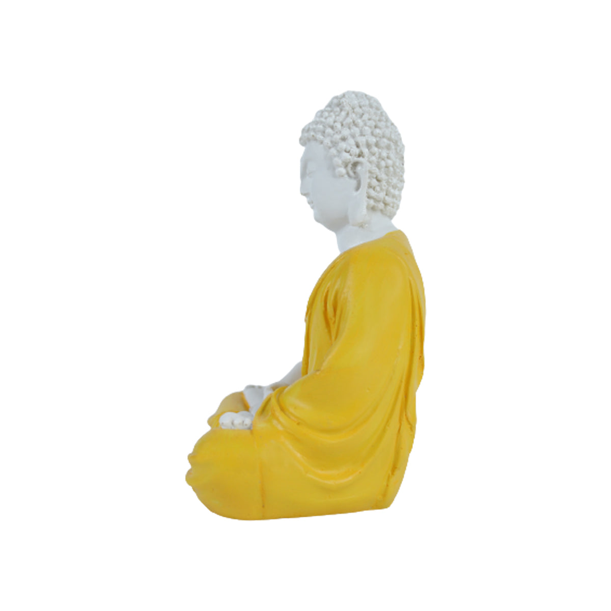 Our Green Window (5 inch) Small Buddha Statue (Yellow)