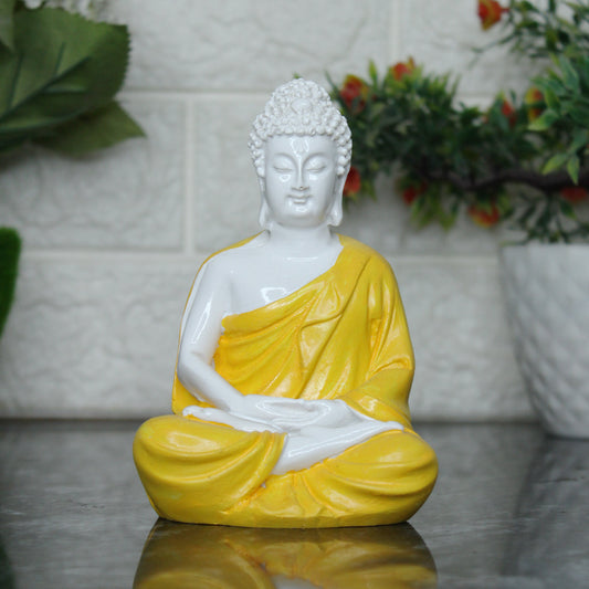 (5 inch) Small Buddha Statue (Yellow)