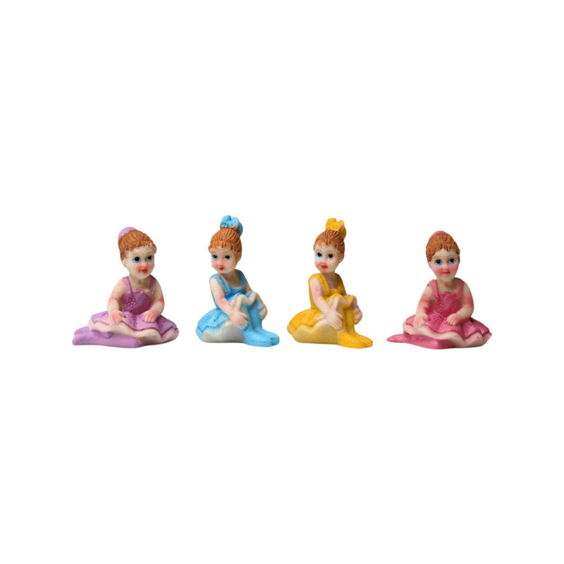 Wonderland resin miniature set of 4 fairies|Photo Frame Embellishments