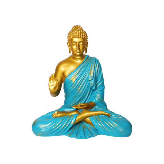 Wonderland coloured laughing buddha statue ( Style 5) | home décor and gift items  | monk statue