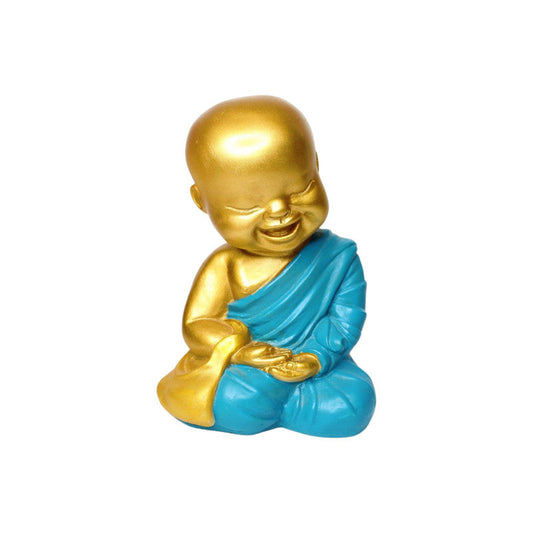 Wonderland coloured laughing buddha statue ( Style 2) | home décor and gift items | monk statue