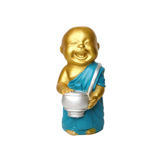 Wonderland coloured laughing buddha statue ( Style 1) | home décor and gift items| monk statue