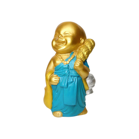 Wonderland coloured laughing buddha statue ( Style 4) | home décor and gift items | monk statue