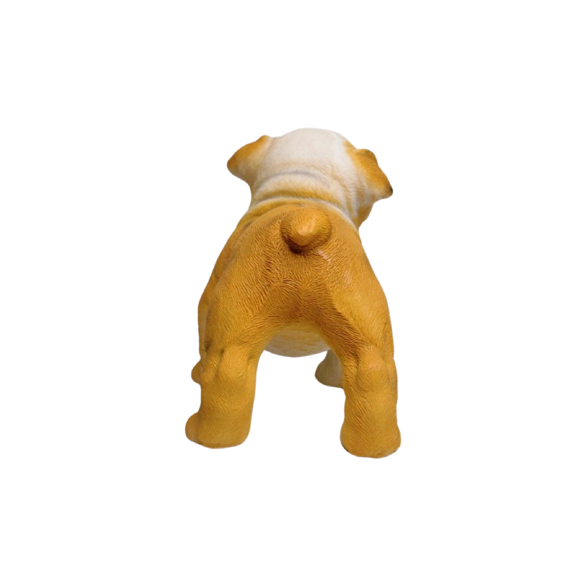 Wonderland Bulldog Statue Resin puppy garden decoration| Resin dog figurine| Dog lover garden gift