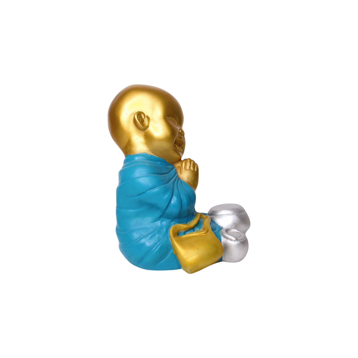 Wonderland coloured laughing buddha statue ( Style 3) | home décor and gift items | monk statue