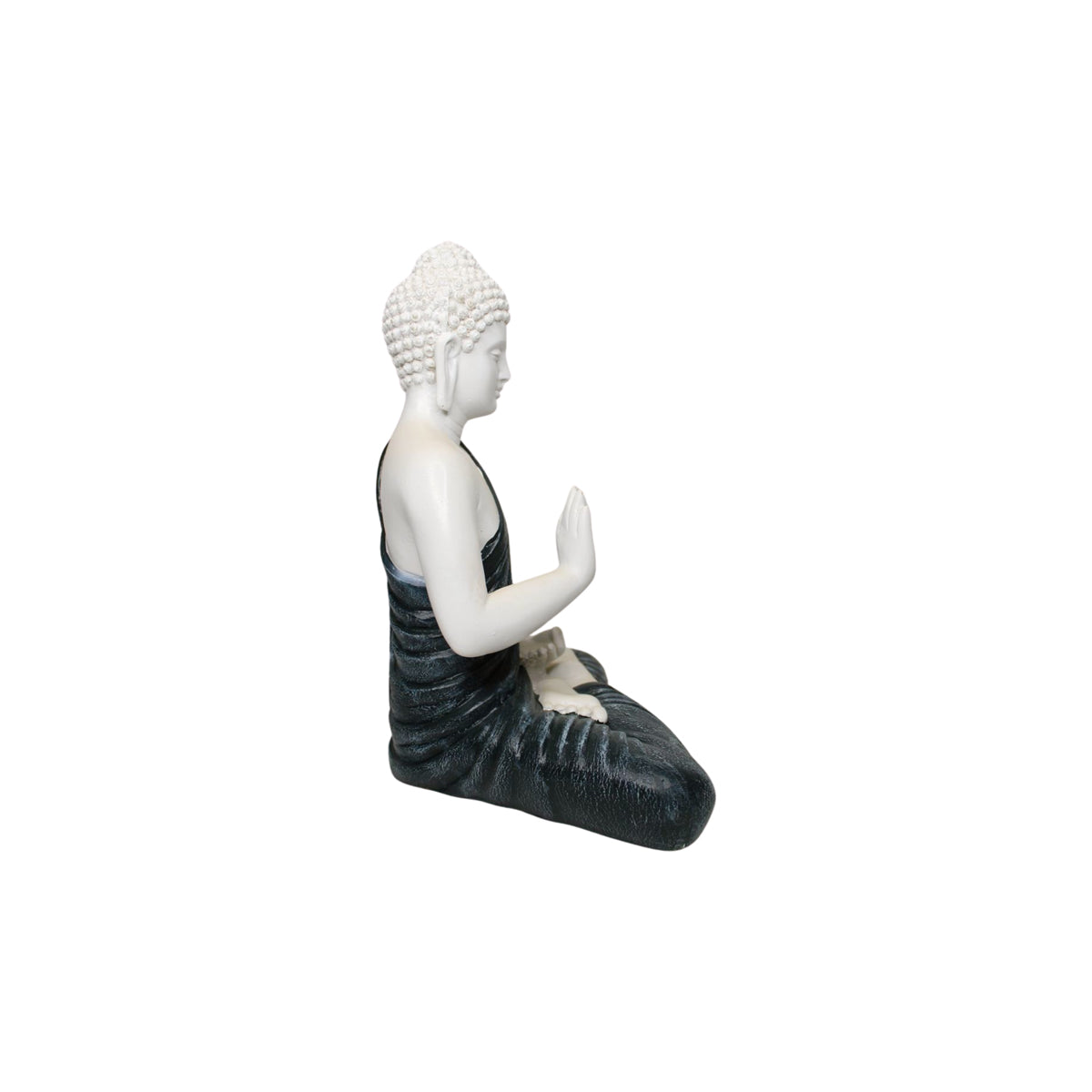 Wonderland resin white buddha statue| home décor and gift items | garden buddha statue