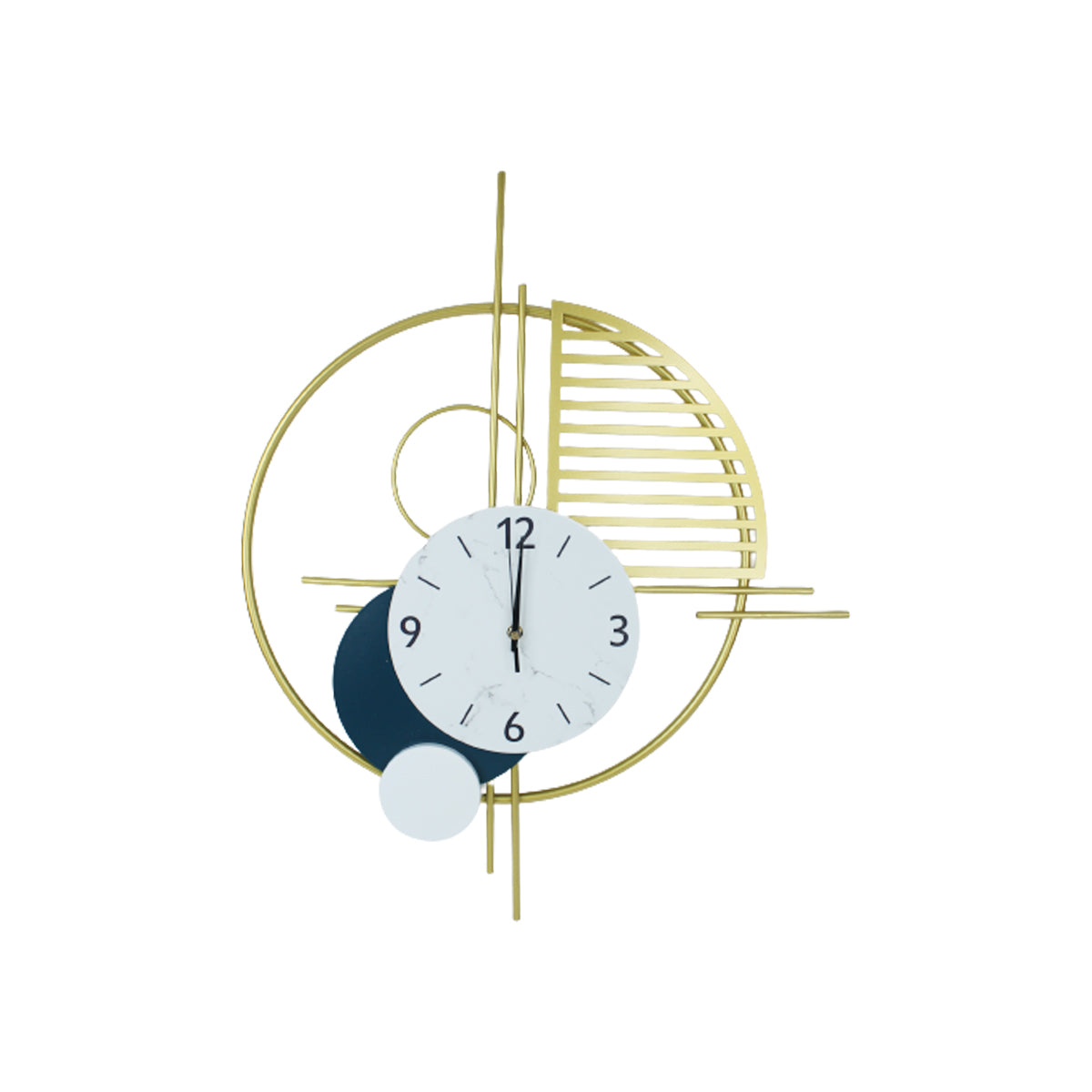 Luxury Nordic style Wall Clock, contemporary design for modern homes, living room décor