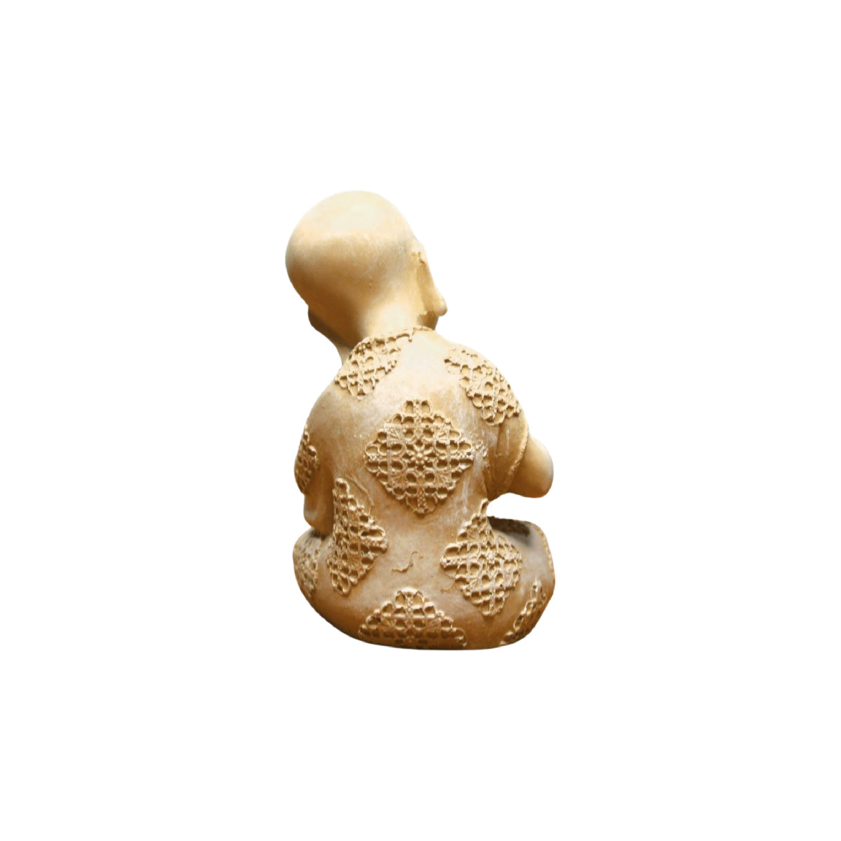 Wonderland  6.5 inches height Baby monk in prayer position| resin monk statue| zen buddha statue