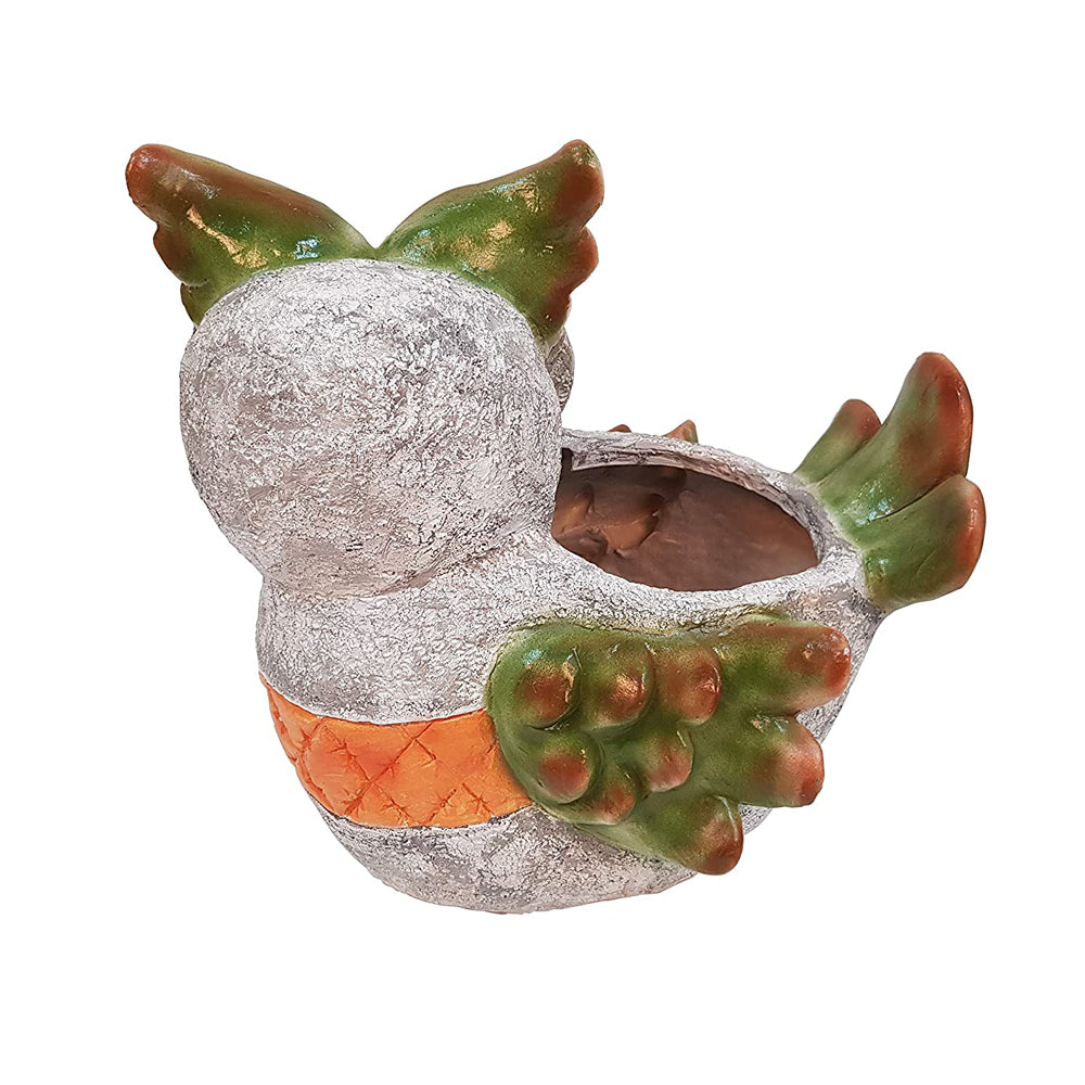 Our Green Window Big Resin Owl Planter For Garden and Balcony Decoration