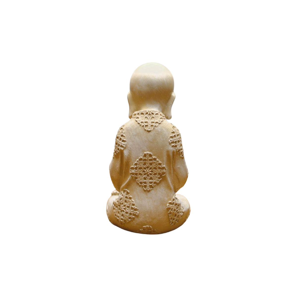 Wonderland 6.5 inches height Baby monk in namaste position | resin indoor and  outdoor decoration item