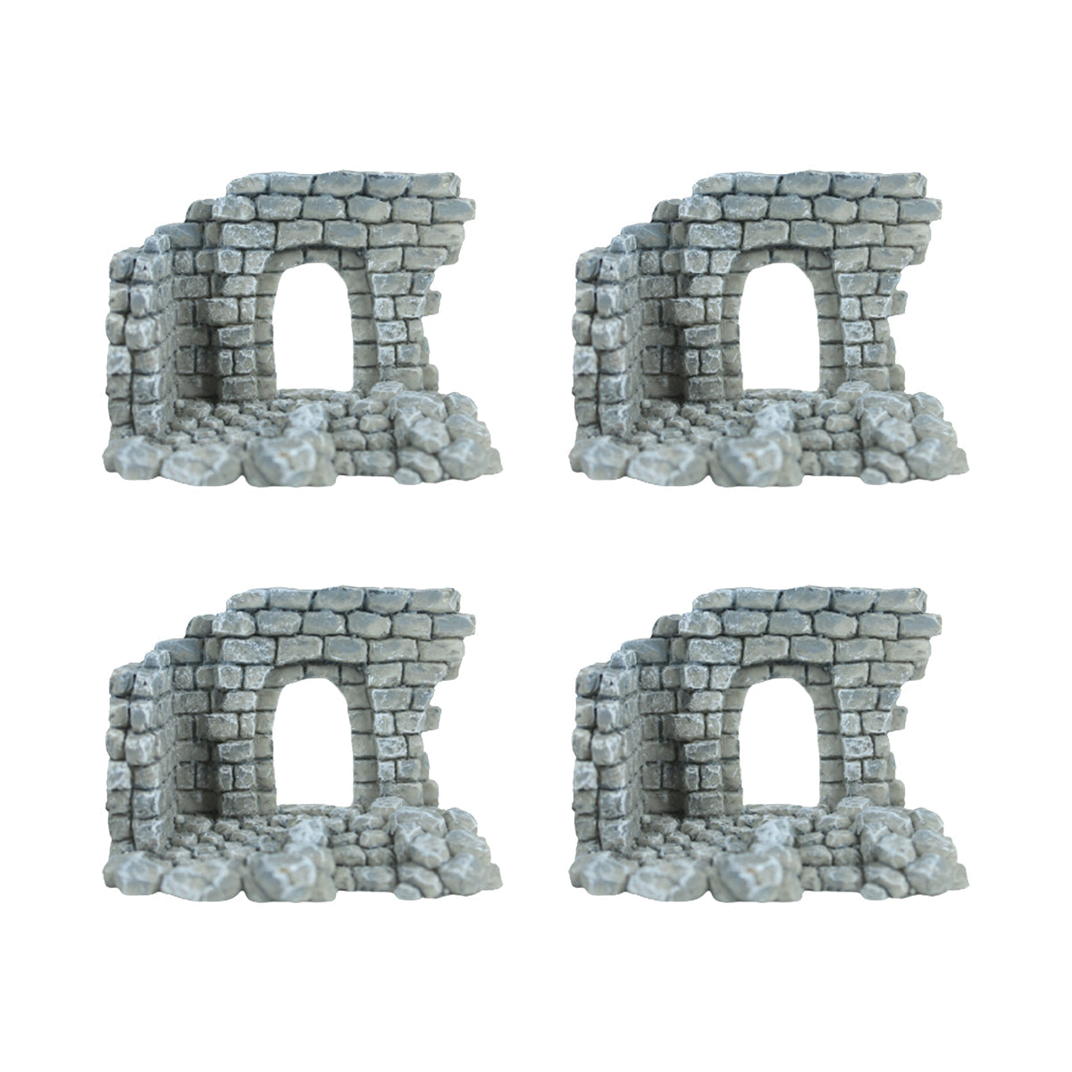 Miniature Toy : Set of 4 Resin Gate