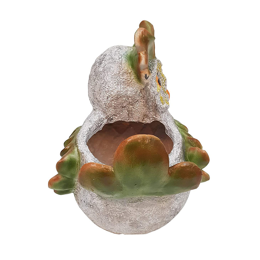 Our Green Window Big Resin Owl Planter For Garden and Balcony Decoration