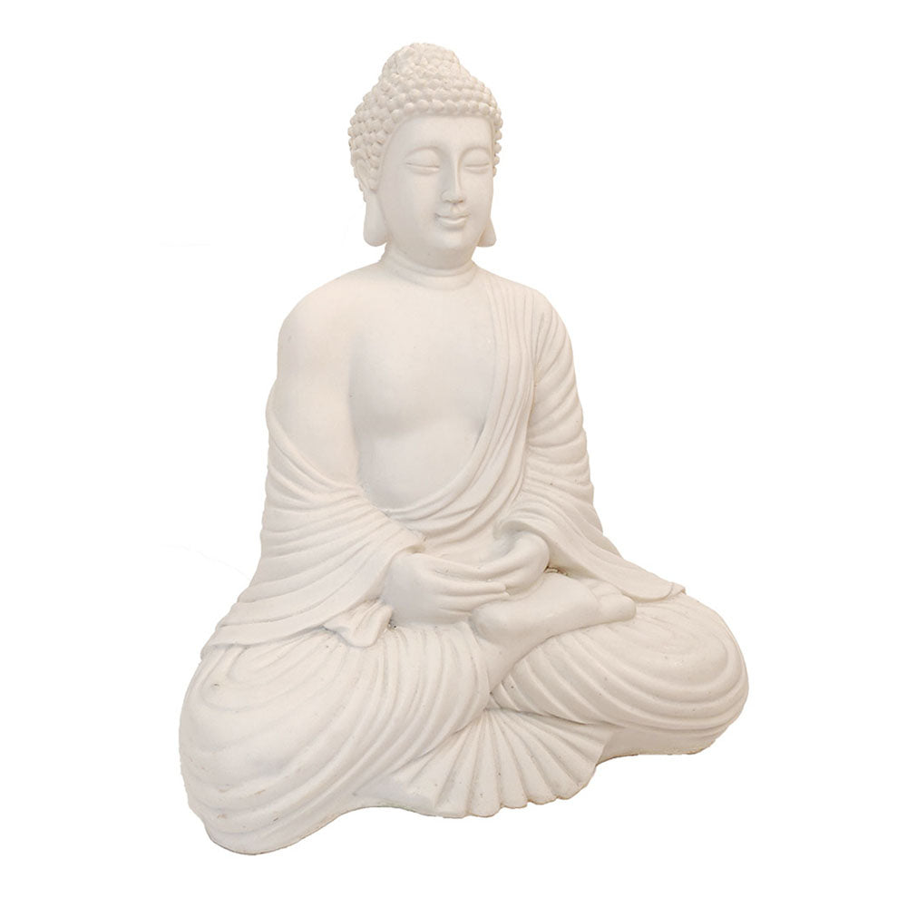 Buddha Statue for Home and Garden Decoration (Beige)