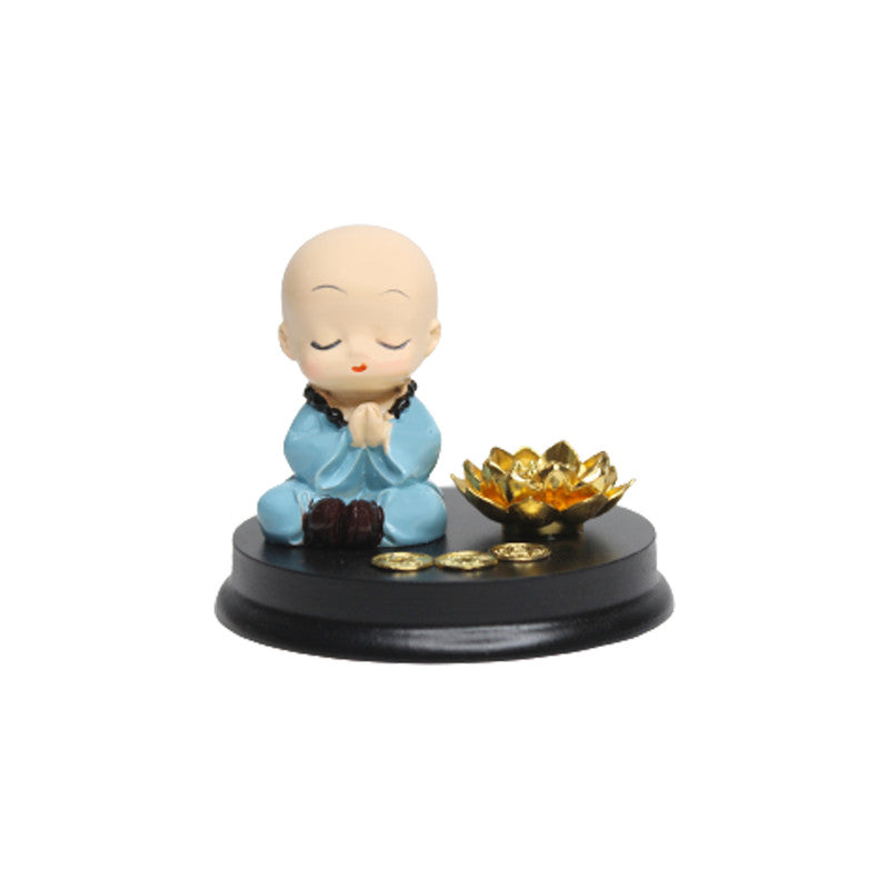 Wonderland Monks with Namaste with incense stick stand