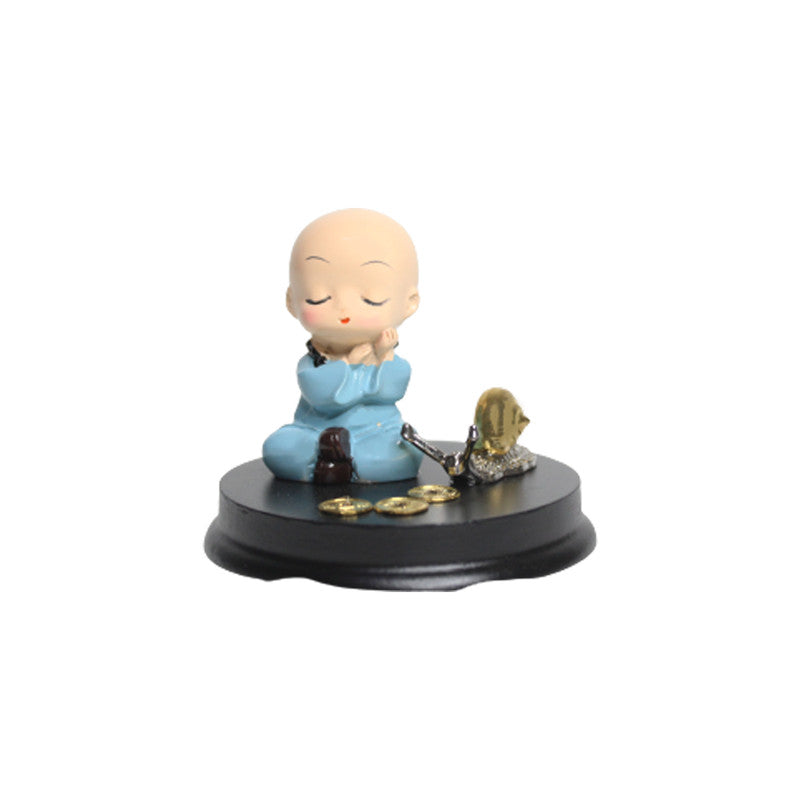 Wonderland Sleeping monk with incense stick stand