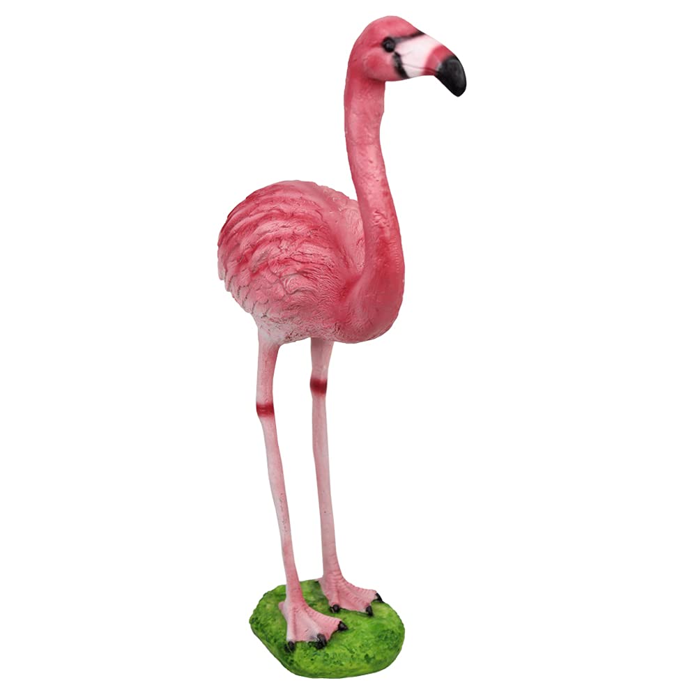 Our Green Window 17 inches Height Small Flamingo Statue for Home & Garden