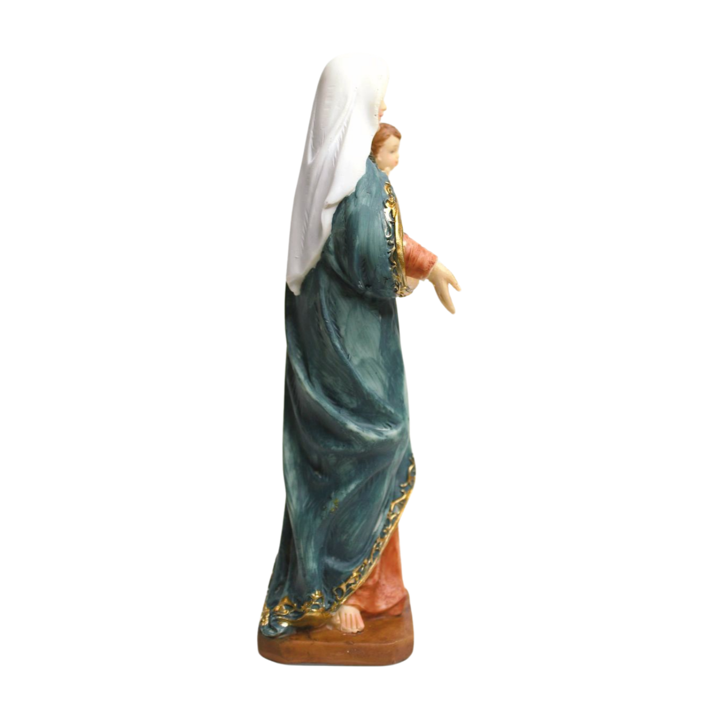 Wonderland Mother Mary with baby Jesus statue, christmas decoration, home decoration