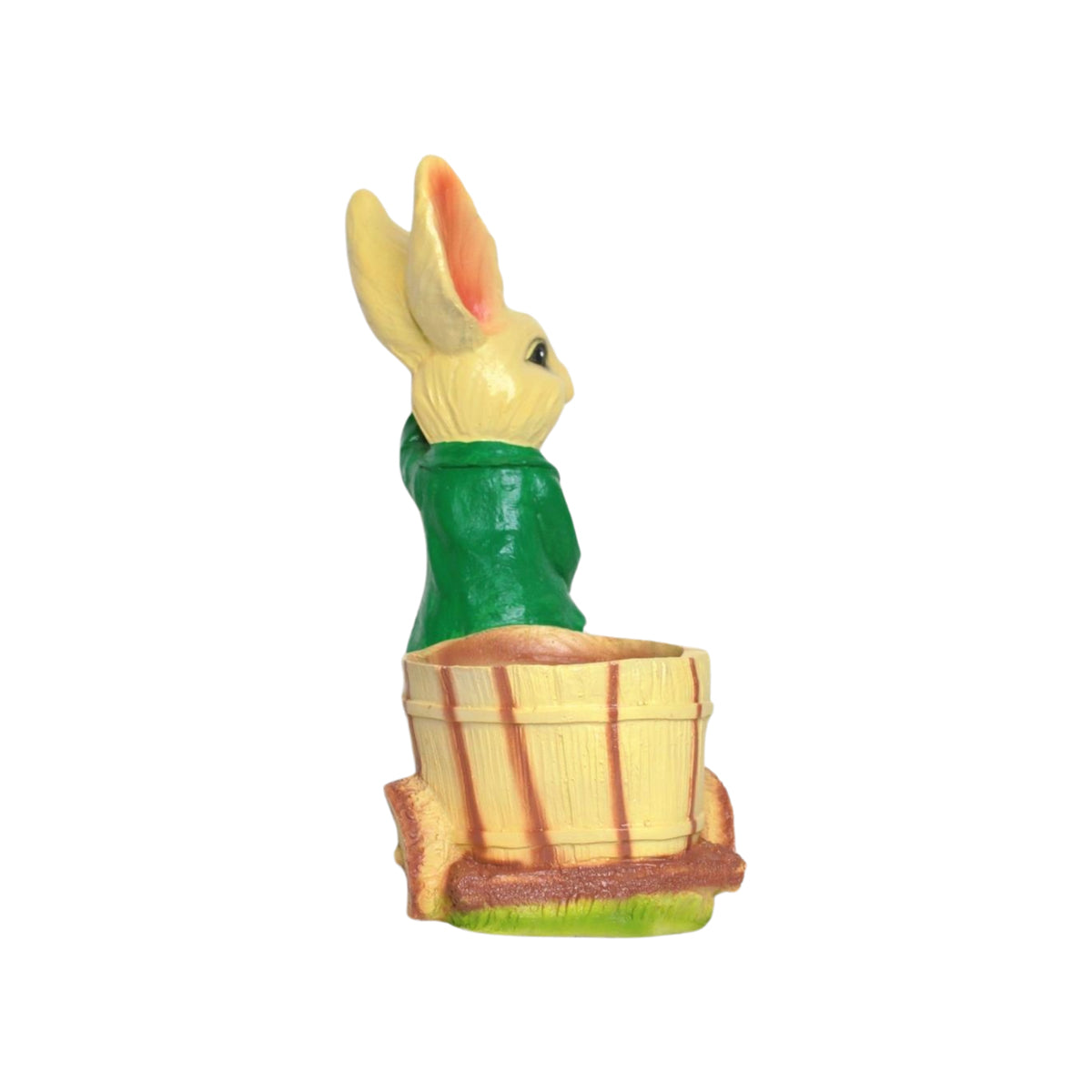 Wonderland Resin Bunny Boy On Cycle for Home Decor, Garden Decoration, Balcony Decoration - Standard, 1 Piece