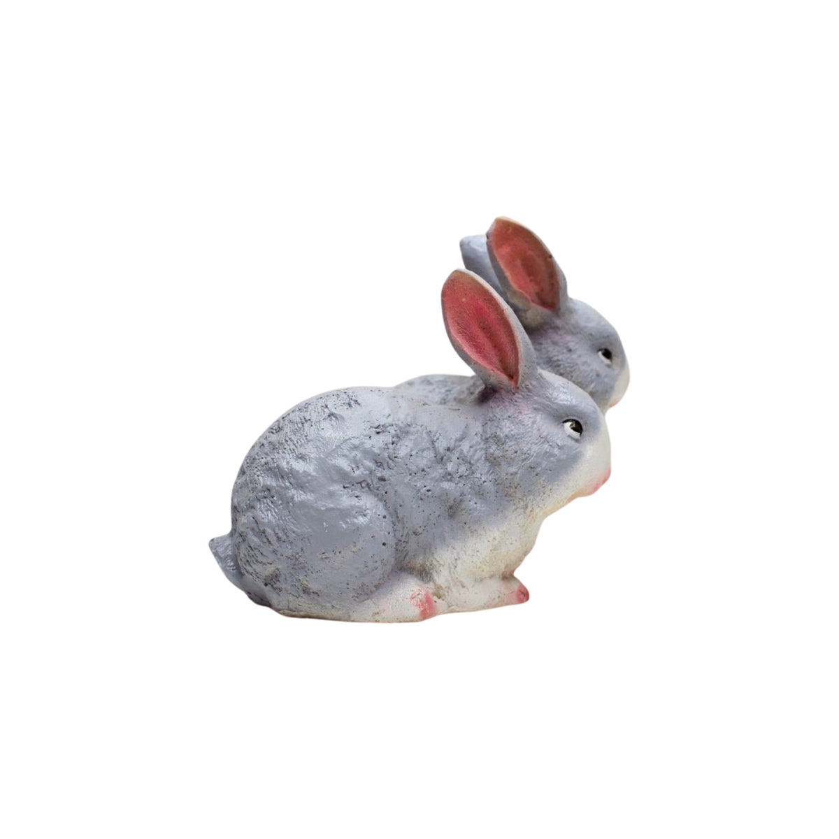 Wonderland Poly Resin Three Joint Rabbits for Garden Decoration, Home Decoration, Lawn Decor, Animal Figures