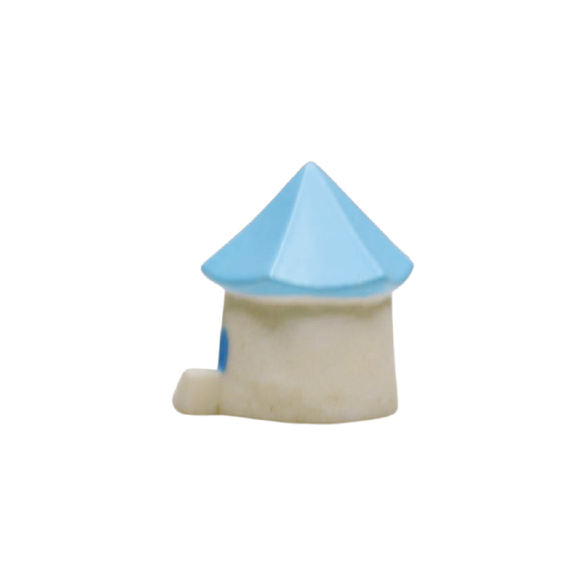 Wonderland imported miniatures ( pack of 4 ) blue roof houses