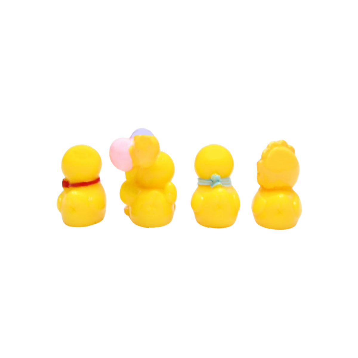 Wonderland imported miniatures ( pack of 4 ) cute baby ducks in yellow